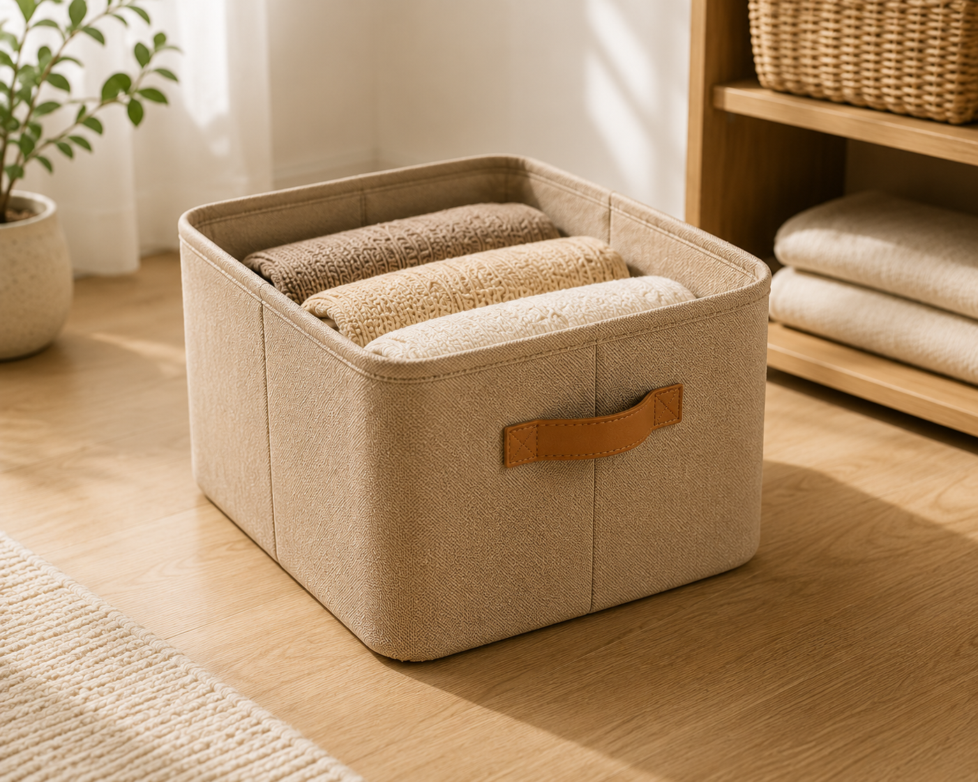 Foldable Clothes Storage Organizer Bins | Closet & Drawer Organizer