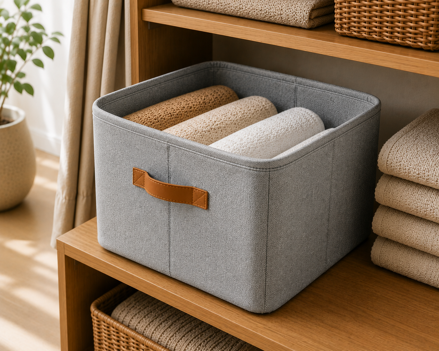 Foldable Clothes Storage Organizer Bins | Closet & Drawer Organizer