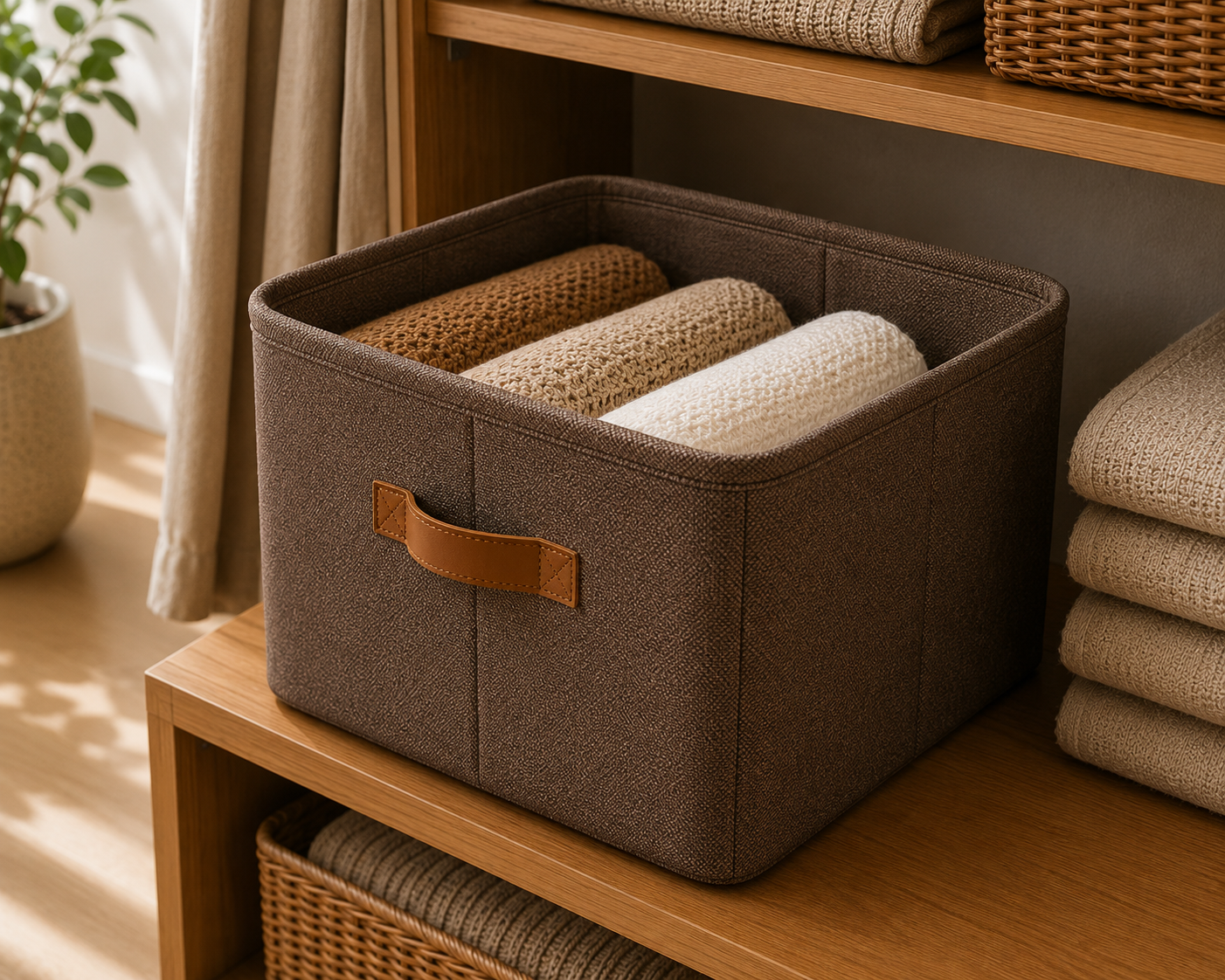 Foldable Clothes Storage Organizer Bins | Closet & Drawer Organizer