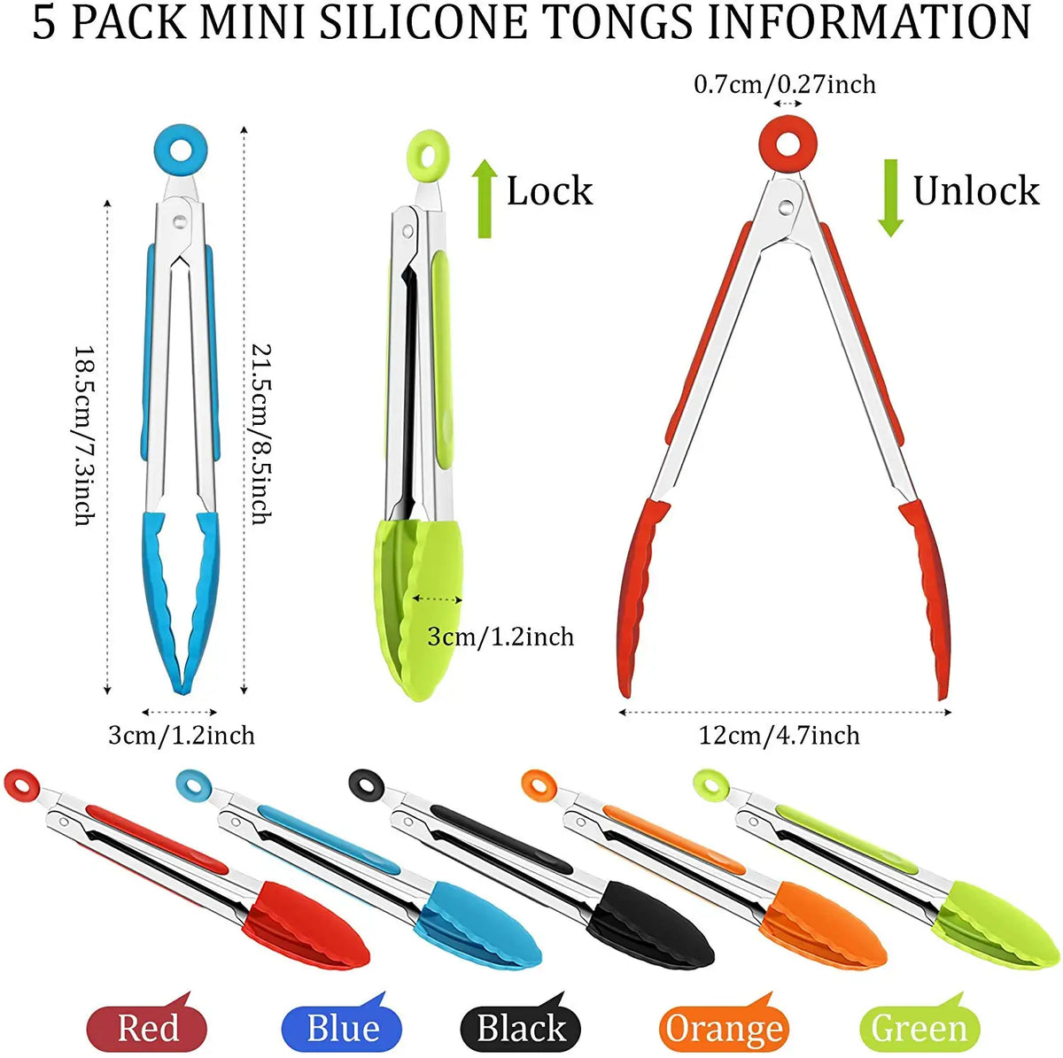 Silicone BBQ Tongs