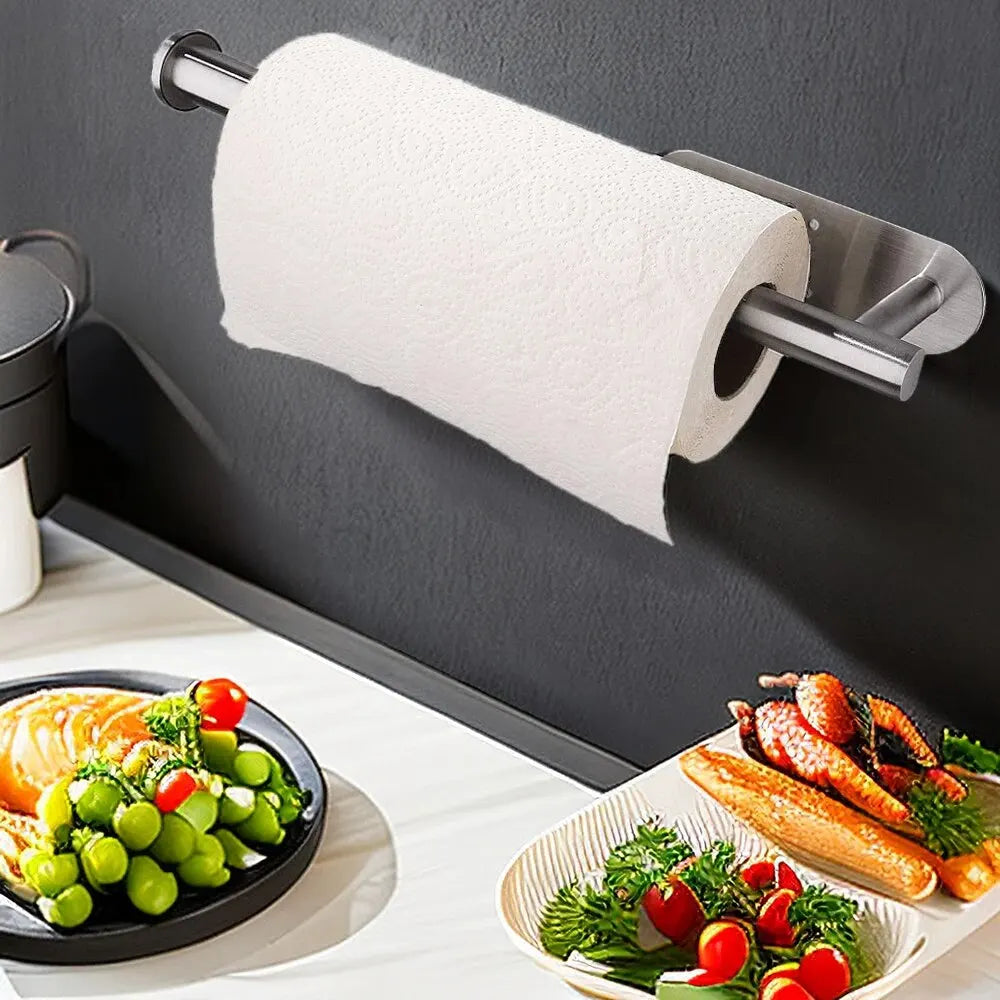Premium Under-Cabinet Paper Towel Holder