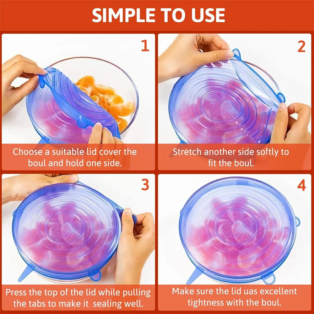 Stretch Silicone Lids