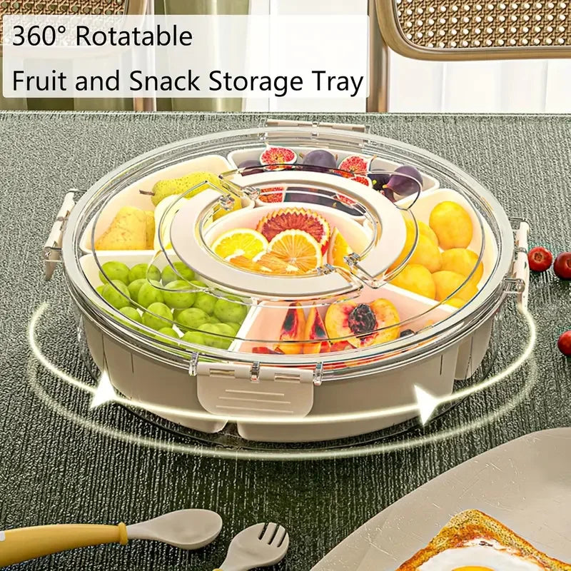 Rotating Snack Tray