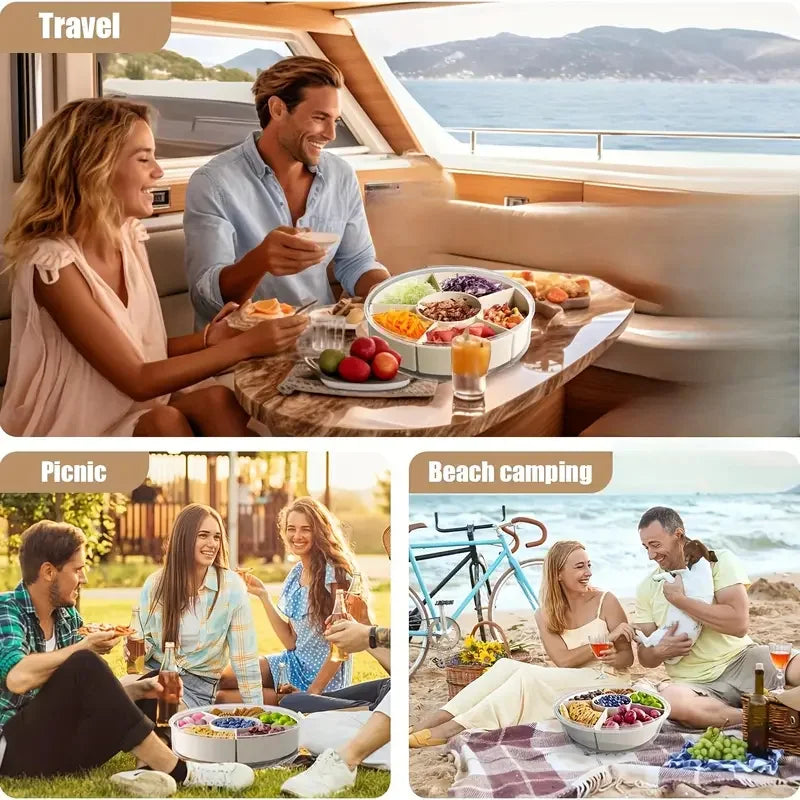 Rotating Snack Tray