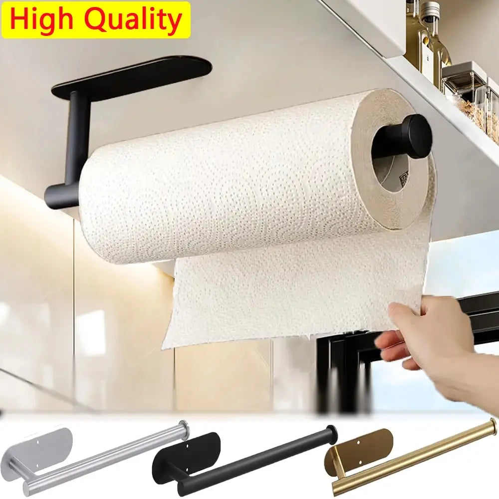 Premium Under-Cabinet Paper Towel Holder