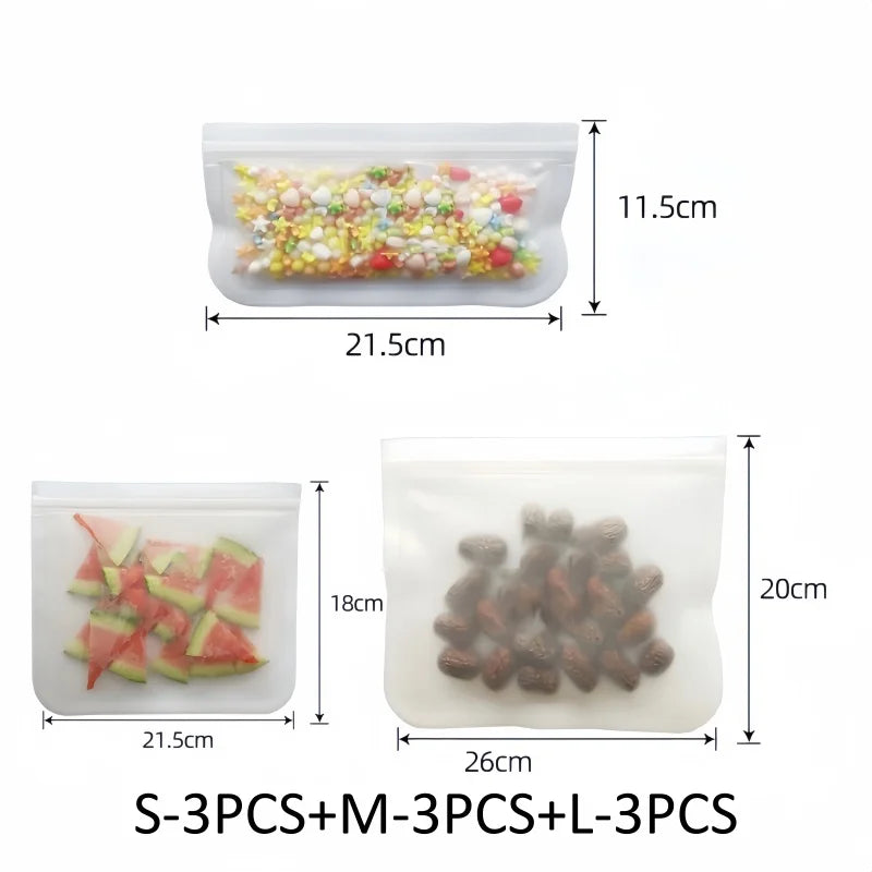 Silicone Food Storage Bags