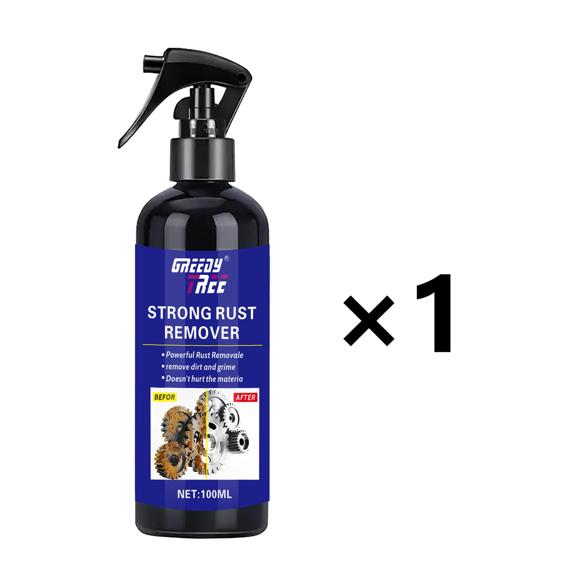 Fast-Acting Rust Remover Spray – For Tools, Chrome & Automotive Surfaces