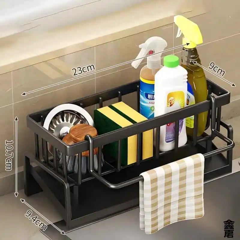 Tap-Mounted Spice Shelf