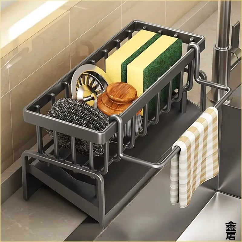 Tap-Mounted Spice Shelf