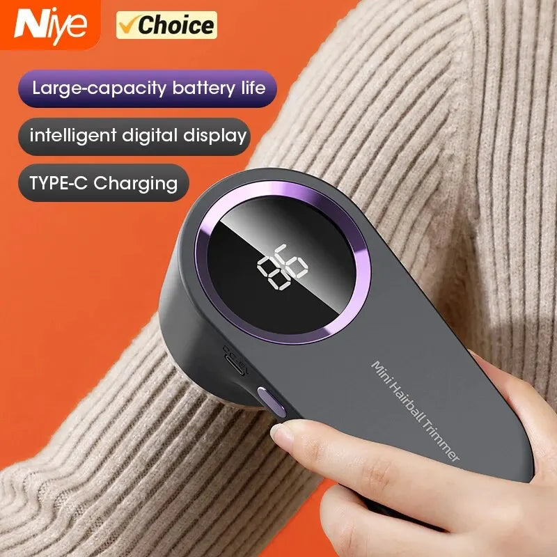 Electric Lint Remover & Fabric Shaver – USB Rechargeable, Removes Pilling