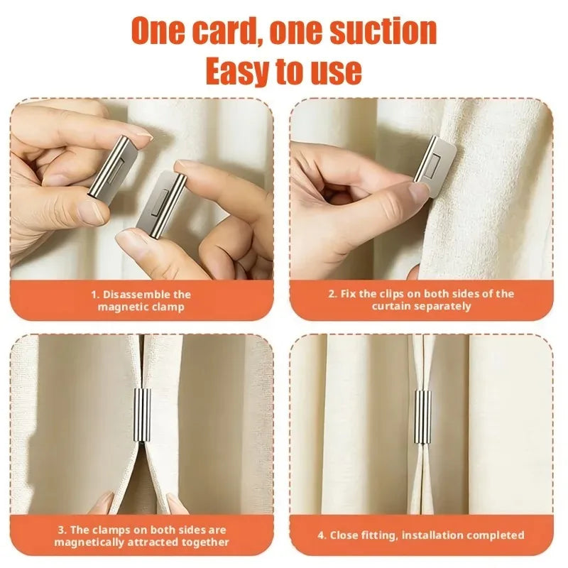 Magnetic Curtain Clips