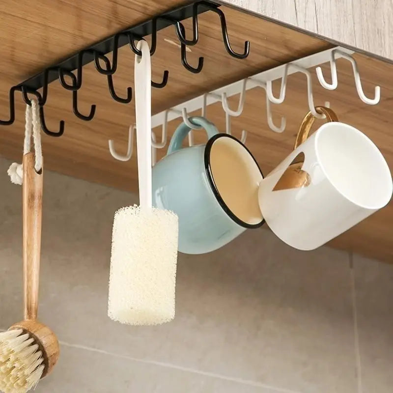 Under-Cabinet Mug Rack