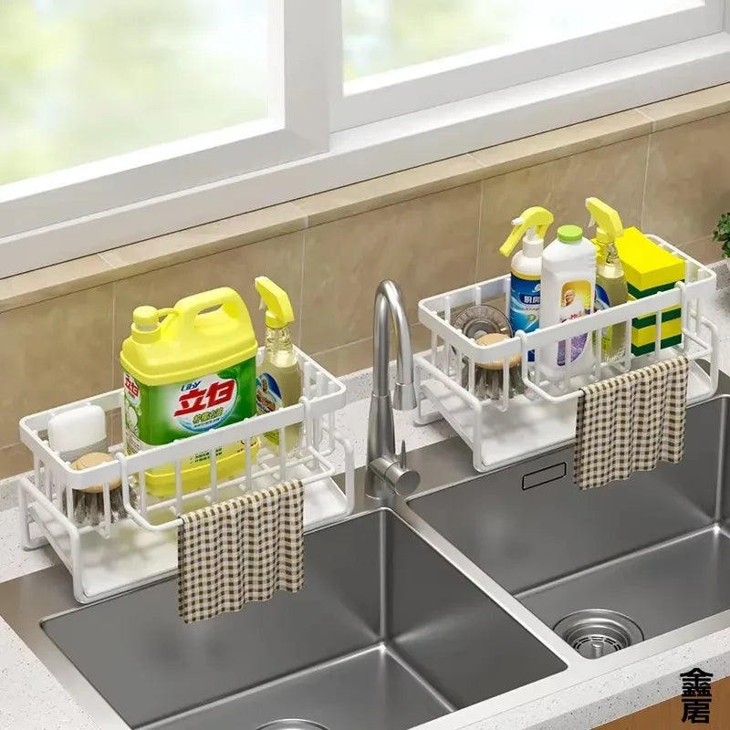 Tap-Mounted Spice Shelf