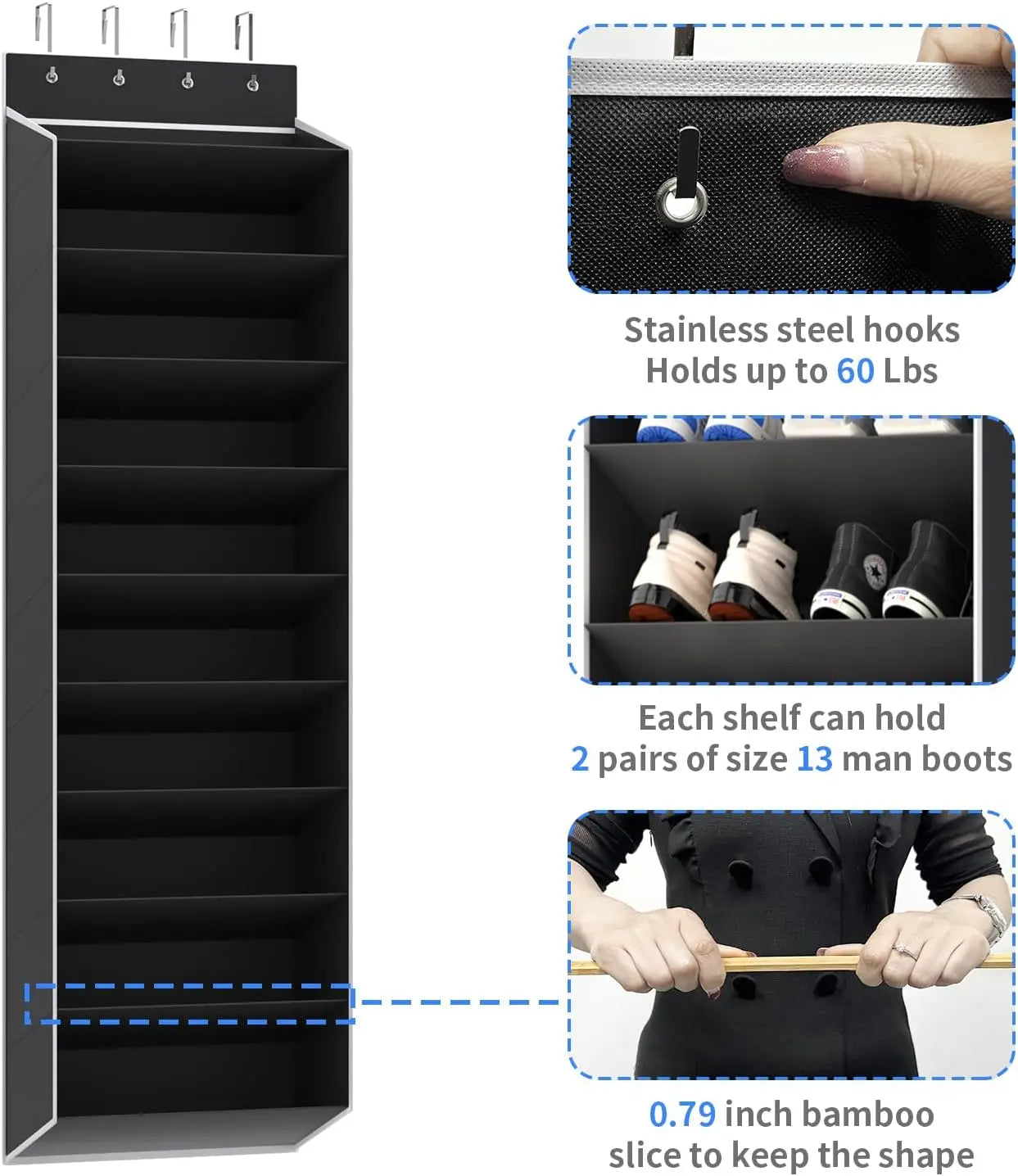 Over-Door Shoe Organizer