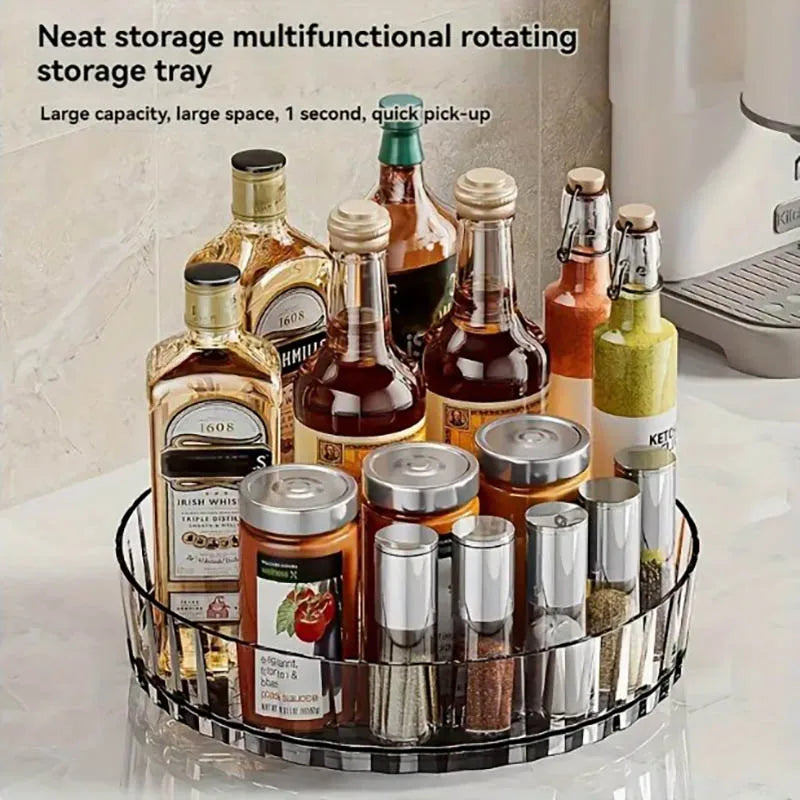 360° Rotating Spice Rack Organizer – Lazy Susan for Cabinet, Counter & Pantry