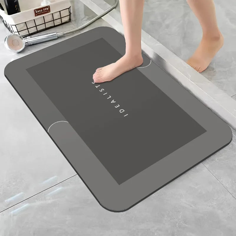 Diatomite Stone Bath Mat – Fast-Drying, Non-Slip Shower Mat