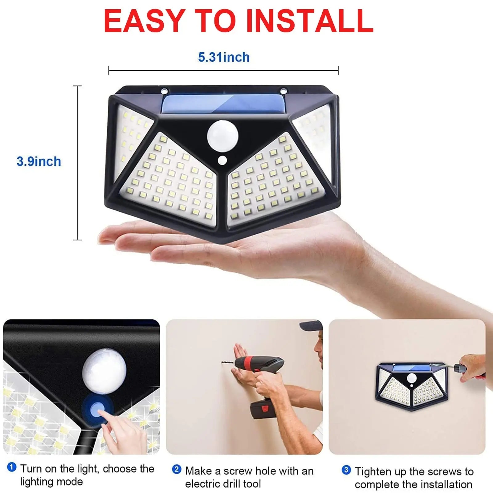 Solar Motion Sensor Light