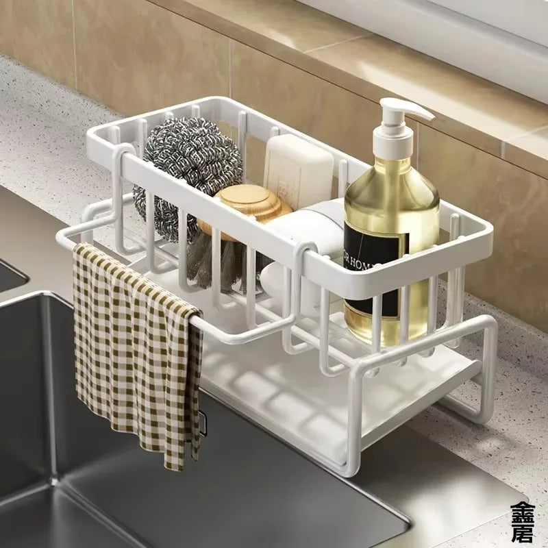 Tap-Mounted Spice Shelf