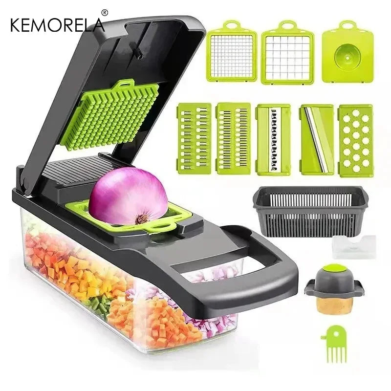 14-in-1 Vegetable Chopper – Chop, Dice & Grate in Seconds