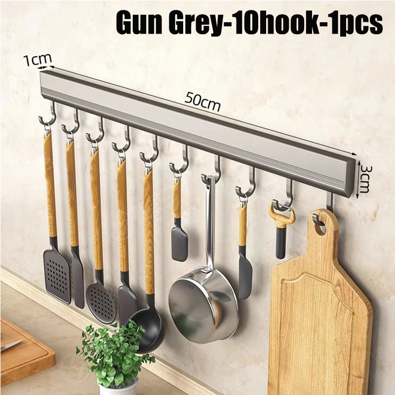 Aluminum Hook Rack