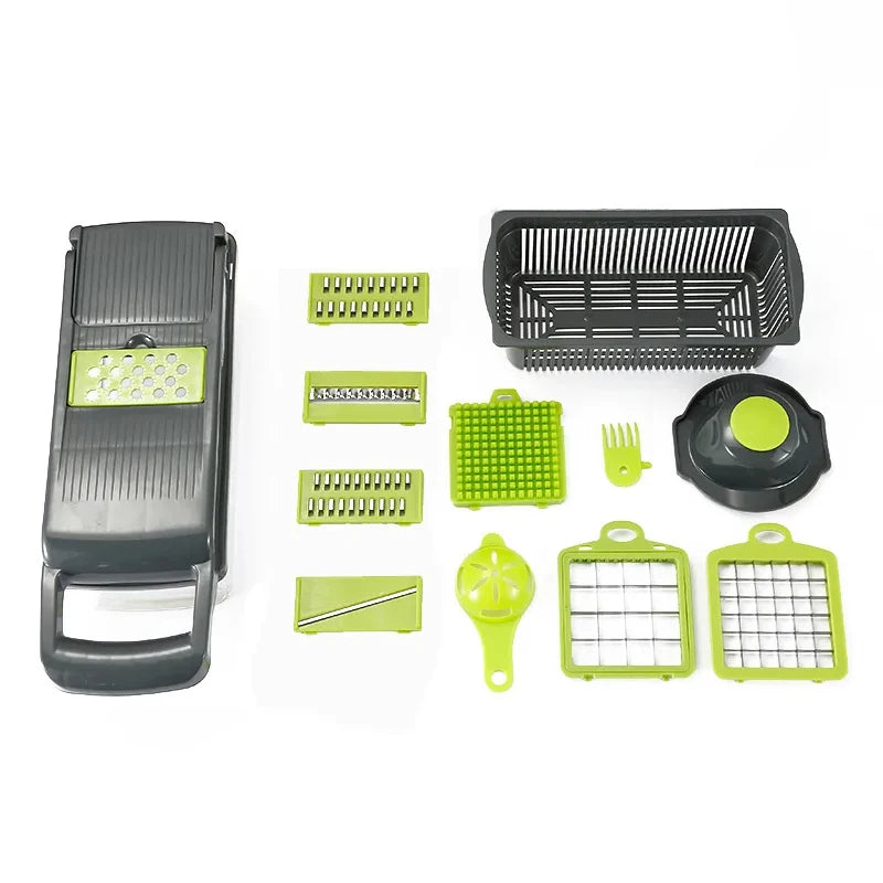 14-in-1 Vegetable Chopper – Chop, Dice & Grate in Seconds