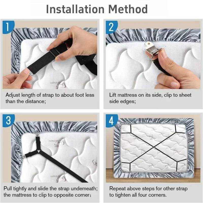 Bed Sheet Fastener Straps