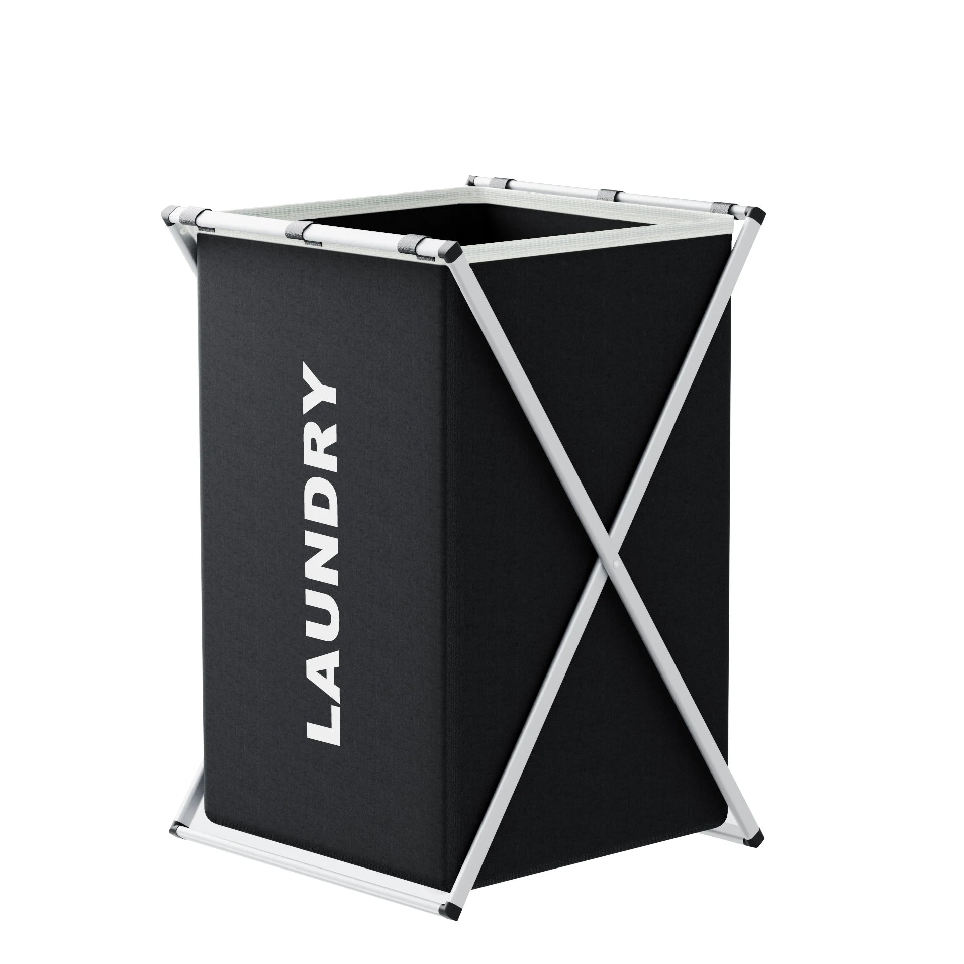 Foldable 3-Section Laundry Hamper – Pre-Sort Darks, Lights & Colors