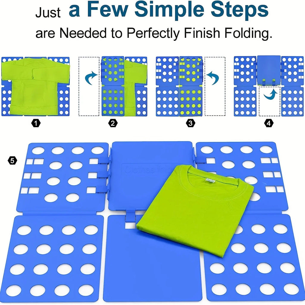 Folding Clothes Board – Fold Perfect Shirts & T-Shirts in Seconds