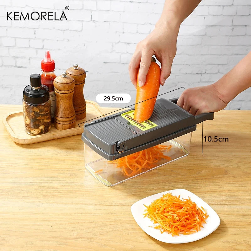 14-in-1 Vegetable Chopper – Chop, Dice & Grate in Seconds