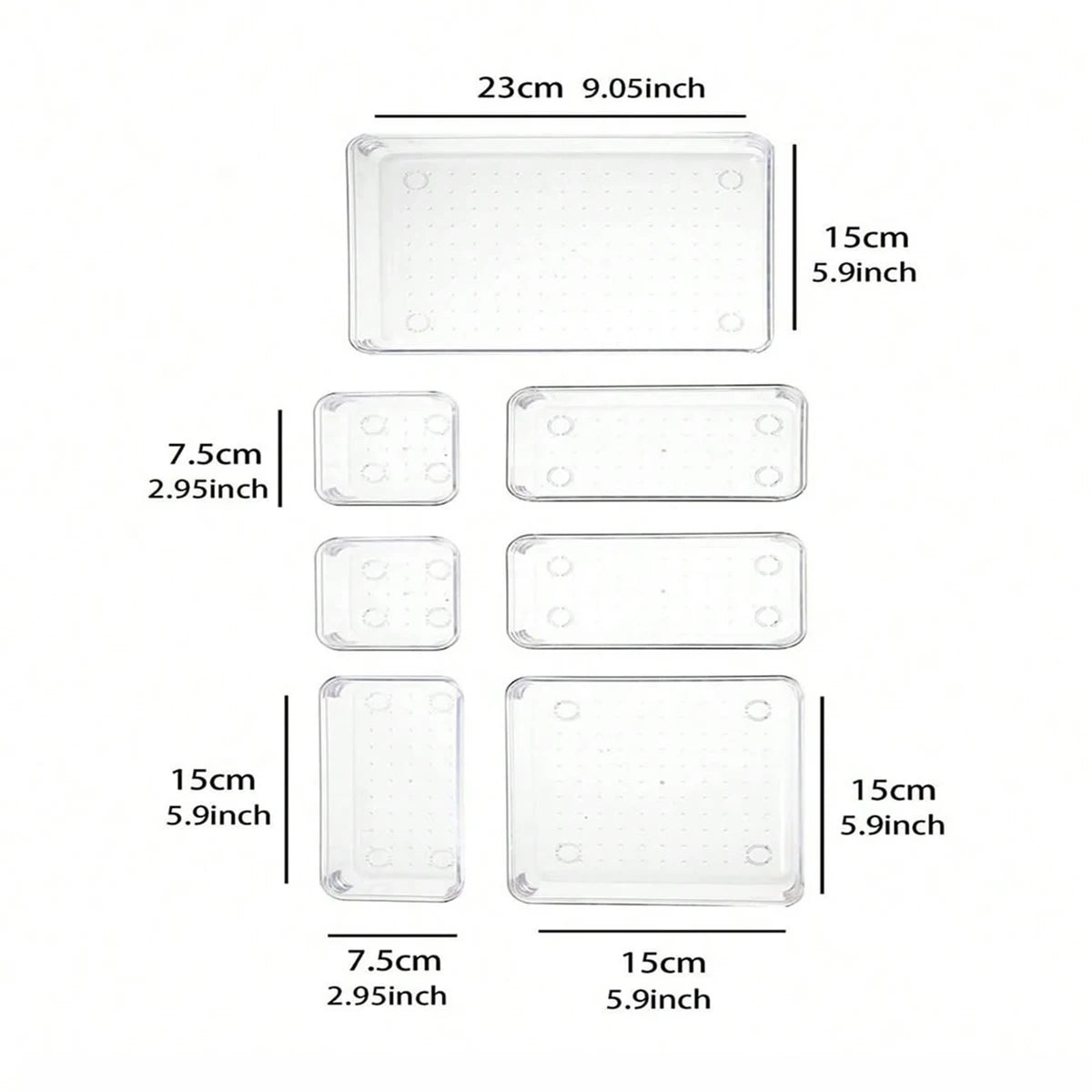 Bathroom Drawer Organizer Set